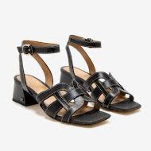 Sam Edelman Black Strappy Sandals